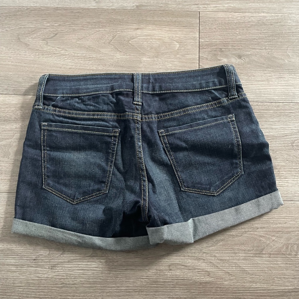 Arizona Jean Company Dark Denim Shorts Juniors 3 - Picture 2 of 6